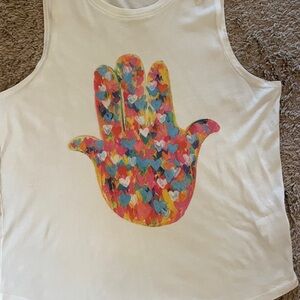 Spiritual Gangster Hamsa Muscle Tee, size medium